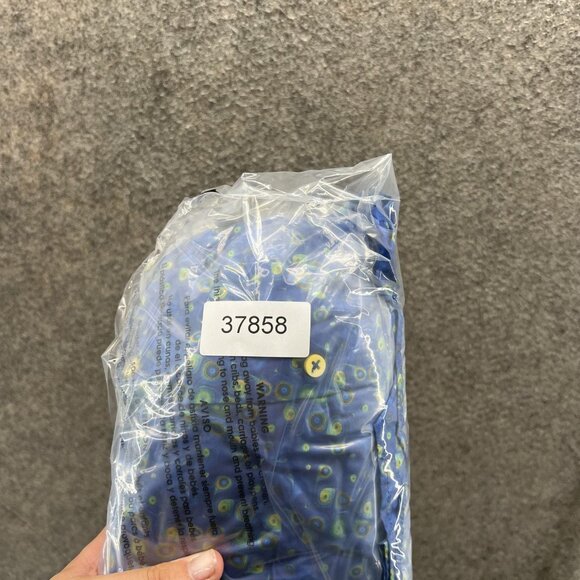 Luchiano Visconti Shirt Mens 3XL Blue Geometric Print Button Front Cotton - Picture 10 of 10